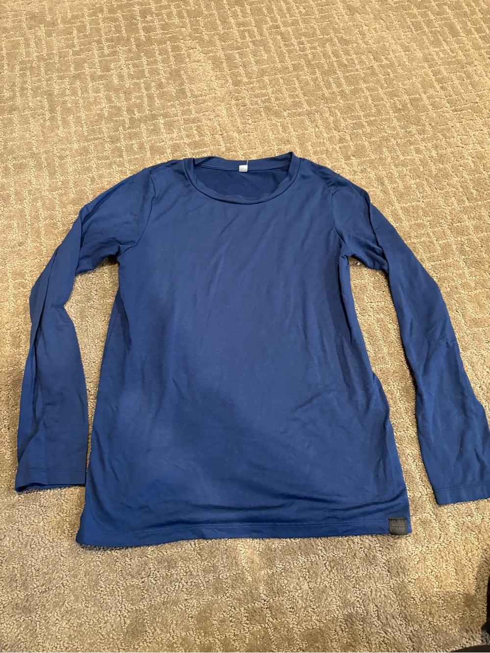 Uniqlo Navy Blue Kids HeatTech extra warm base layer